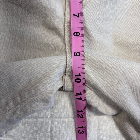 NYDJ Briella Womens 8 Short Roll Cuff 11 Feather Lift Tuck Denim Jean Casual - Picture 8 of 10